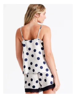 Chloe & Lola Satin Cami Lace Boxer Set In Champagne -Myer Clothing Shop 943552180 943578910 7 720x928