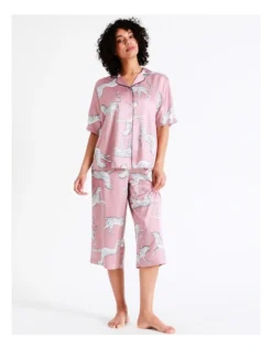 Chloe & Lola Satin Sleep Shirt In Dusty Pink -Myer Clothing Shop 943552450 3 720x928