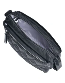 Eye Quilted Crossbody Bag In Black -Myer Clothing Shop 943700320 3 720x928