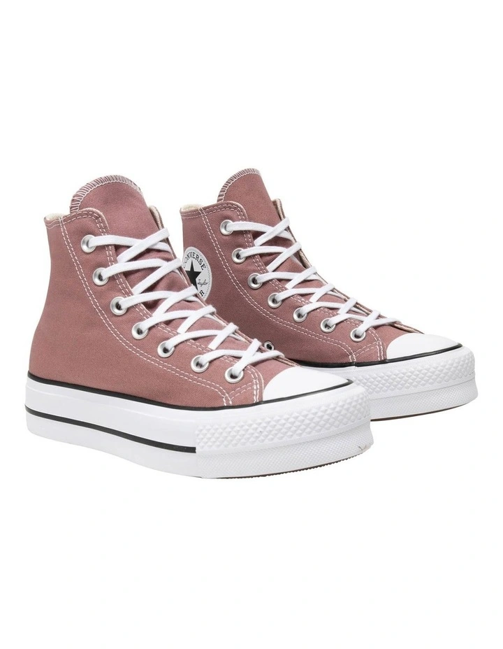 Converse Chuck Taylor All Star Lift Canvas In Mauve 1 Converse Chuck Taylor All Star Lift Canvas In Mauve