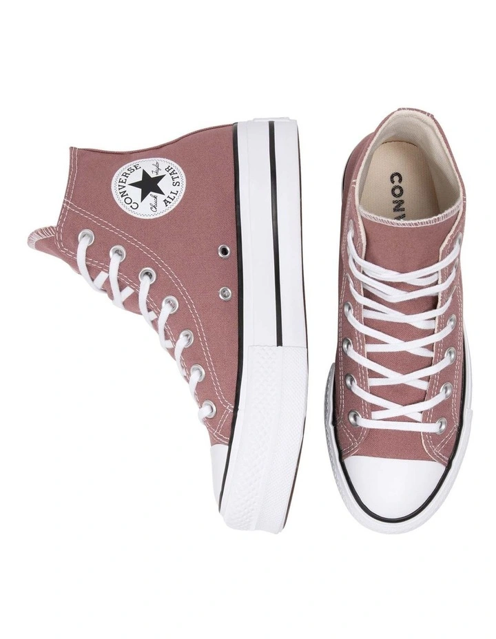 Converse Chuck Taylor All Star Lift Canvas In Mauve 4 Converse Chuck Taylor All Star Lift Canvas In Mauve - Image 4