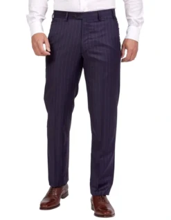Dun Full Canvas R-Stripe Suit NAVY REG -Myer Clothing Shop 943966540 3 720x928