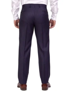Dun Full Canvas R-Stripe Suit NAVY REG -Myer Clothing Shop 943966540 4 720x928
