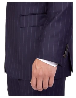 Dun Full Canvas R-Stripe Suit NAVY REG -Myer Clothing Shop 943966540 6 720x928