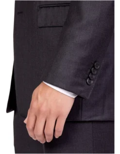 Full Canvas Plain Suit CHARCOAL REG -Myer Clothing Shop 943966630 5 720x928