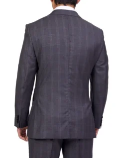 Dun Full Canvas Check Suit GREY REG 12 Dun Full Canvas Check Suit GREY REG -Myer Clothing Shop 943966900 6 720x928