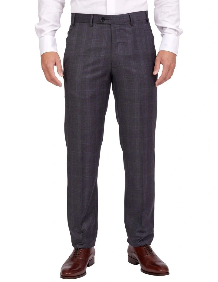 Dun Full Canvas Check Suit GREY REG 7 Dun Full Canvas Check Suit GREY REG - Image 7