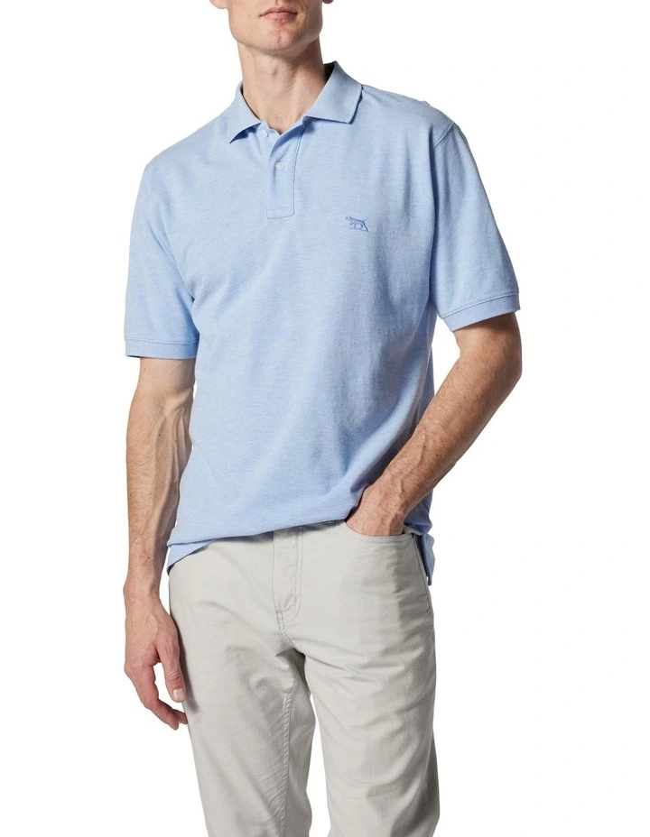 The Gunn Original Fit Polo In Chambray 1 The Gunn Original Fit Polo In Chambray