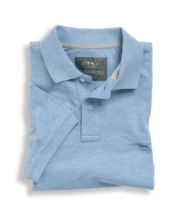 The Gunn Original Fit Polo In Chambray 8 The Gunn Original Fit Polo In Chambray -Myer Clothing Shop 944724970 4 720x928