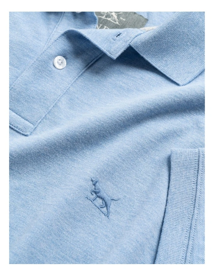 The Gunn Original Fit Polo In Chambray 5 The Gunn Original Fit Polo In Chambray - Image 5