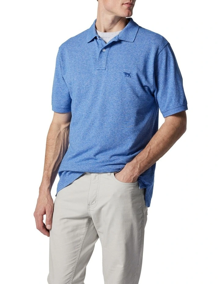 The Gunn Original Fit Polo In Cobalt 1 The Gunn Original Fit Polo In Cobalt