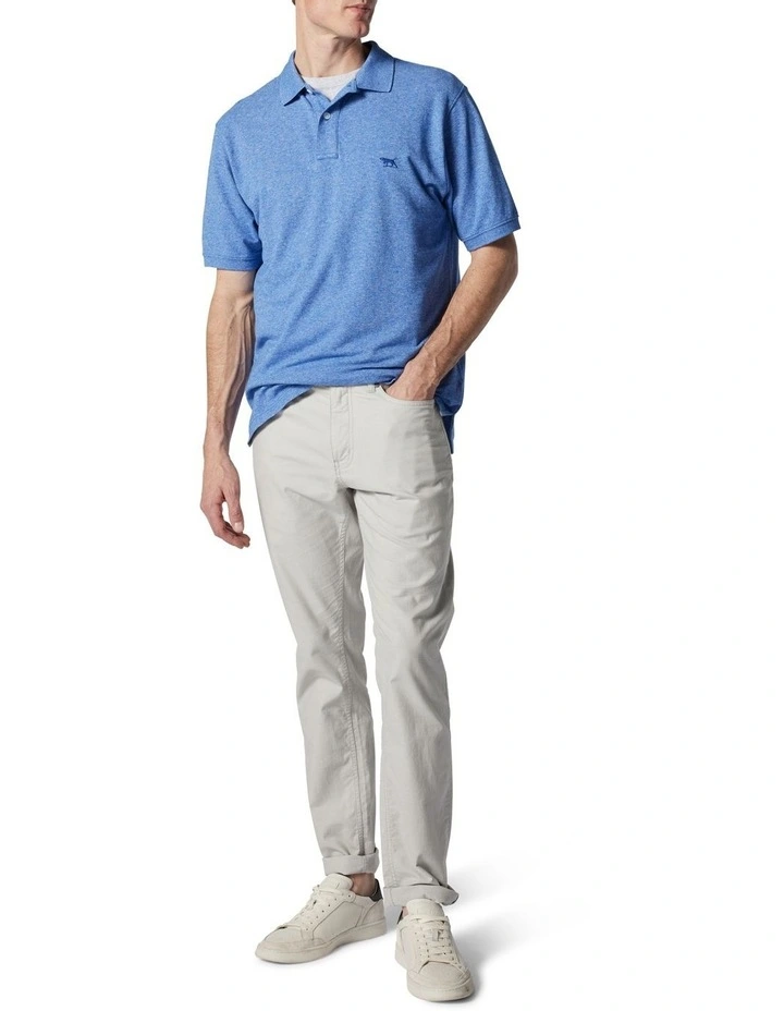 The Gunn Original Fit Polo In Cobalt 2 The Gunn Original Fit Polo In Cobalt - Image 2