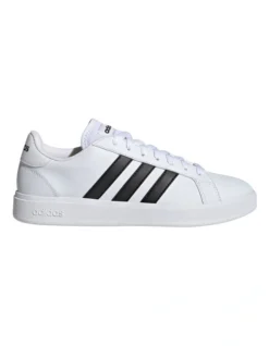 ADIDAS Grand Court Lifestyle Court Casual Shoes In White/Black