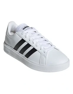 ADIDAS Grand Court Lifestyle Court Casual Shoes In White/Black -Myer Clothing Shop 944740000 3 720x928
