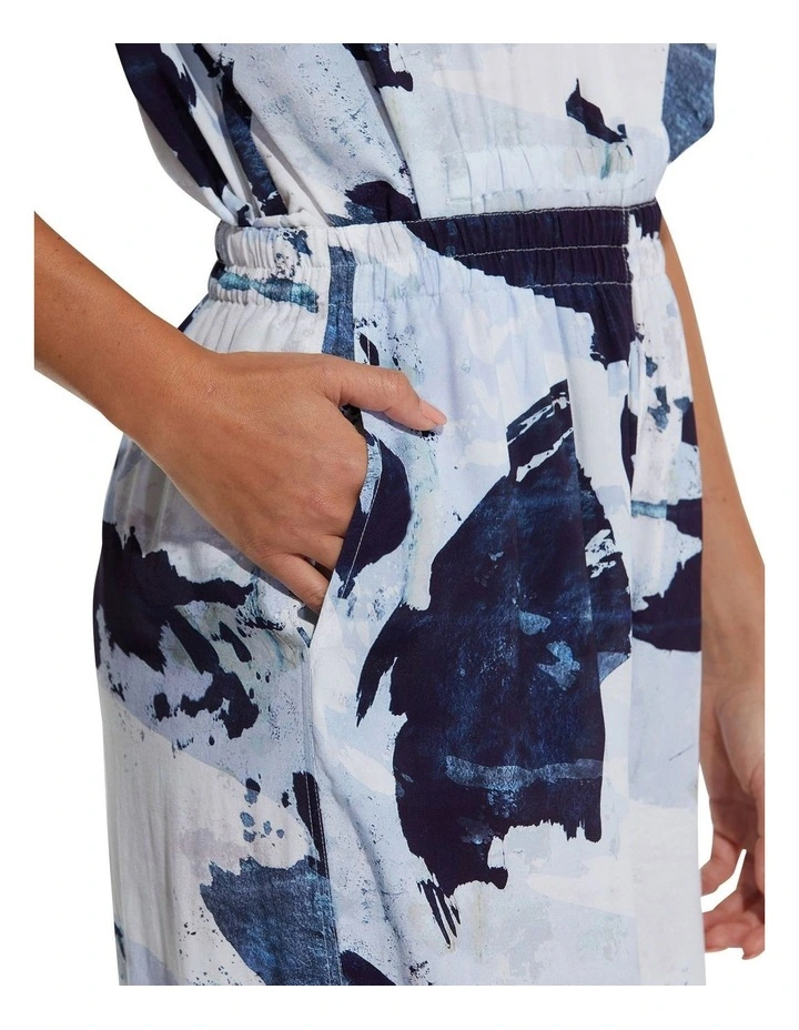 3/4 Abstract Bay Pants In Multi 4 3/4 Abstract Bay Pants In Multi - Image 4