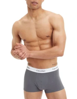 Calvin Klein Modern Cotton Stretch Low Rise Trunks 3 Pack In Multi -Myer Clothing Shop 945106570 3 720x928