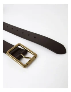 Leather Belt With Buckle In Brown -Myer Clothing Shop 945108370 4 720x928