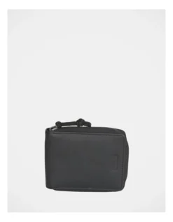 Zip Around Wallet In Black