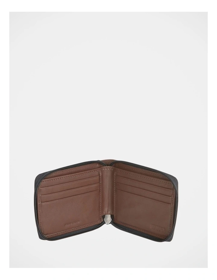 Zip Around Wallet In Brown 2 Zip Around Wallet In Brown - Image 2