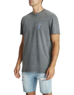 Authority Relaxed Tee In Charcoal -Myer Clothing Shop 945303490 3 720x928