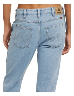 Wrangler Sid Straight Jean In Even Tide -Myer Clothing Shop 945669610 4 720x928