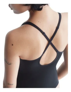 Calvin Klein Bonded Flex Bodysuit In Black -Myer Clothing Shop 945686710 4 720x928
