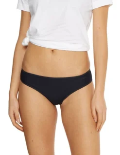 Calvin Klein Sheer Marquisette Bikini Brief In Black