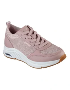 Skechers S-Miles Walk On Shoe In Pink