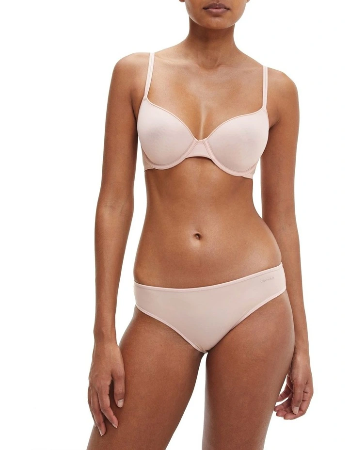 Calvin Klein Sheer Marquisette Lightly Lined Demi Bra In Pink 1 Calvin Klein Sheer Marquisette Lightly Lined Demi Bra In Pink