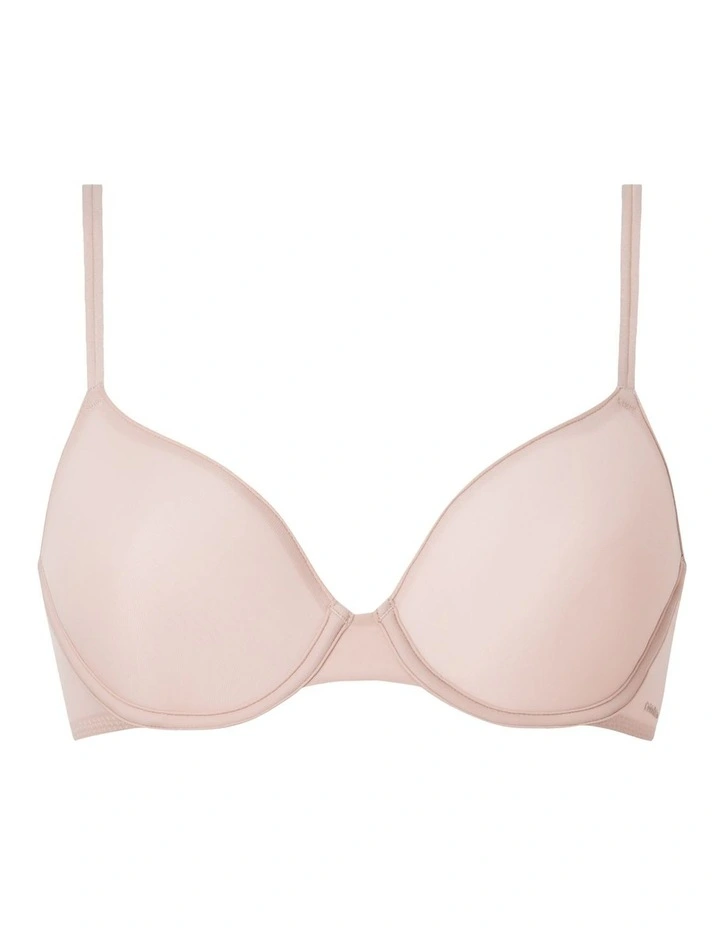 Calvin Klein Sheer Marquisette Lightly Lined Demi Bra In Pink 4 Calvin Klein Sheer Marquisette Lightly Lined Demi Bra In Pink - Image 4