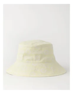 Novelty Bucket Hat In Yellow