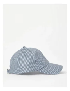 Pinstripe Cap In Blue -Myer Clothing Shop 945814510 3 720x928