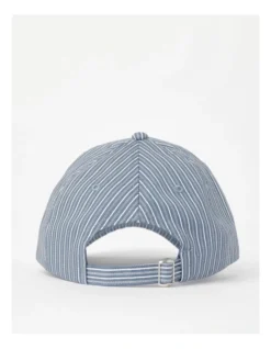 Pinstripe Cap In Blue -Myer Clothing Shop 945814510 5 720x928