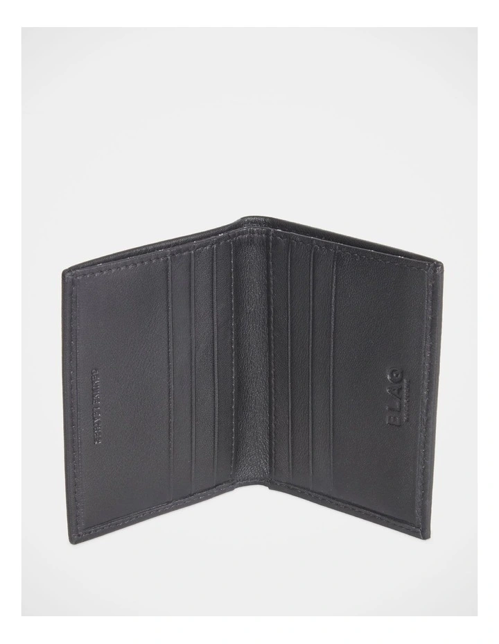 Credit Card Portrait Fold Wallet In Black 2 Credit Card Portrait Fold Wallet In Black - Image 2