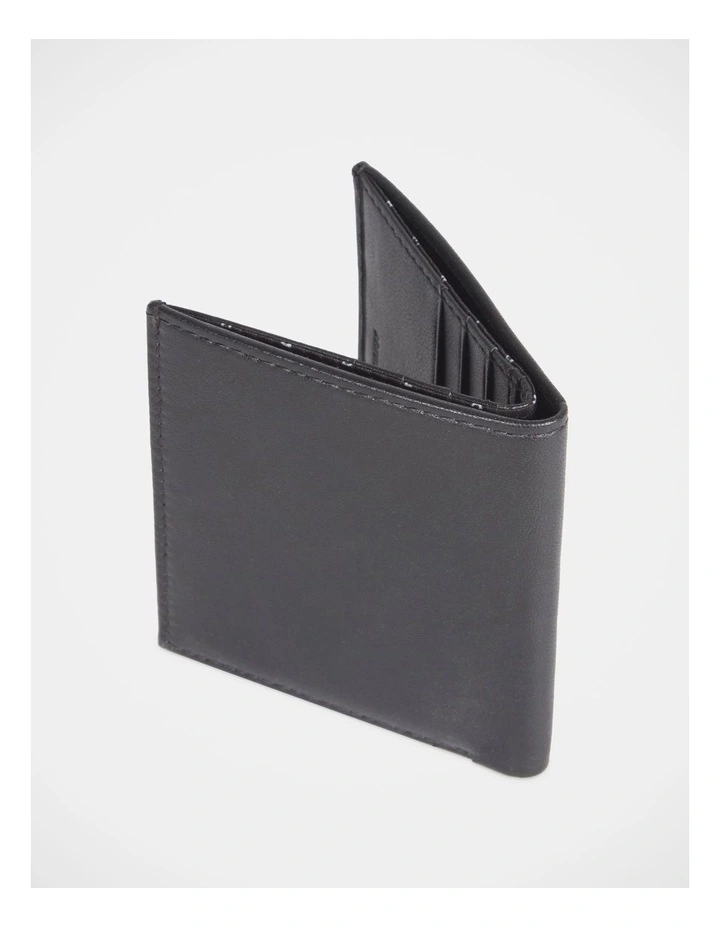 Credit Card Portrait Fold Wallet In Black 3 Credit Card Portrait Fold Wallet In Black - Image 3