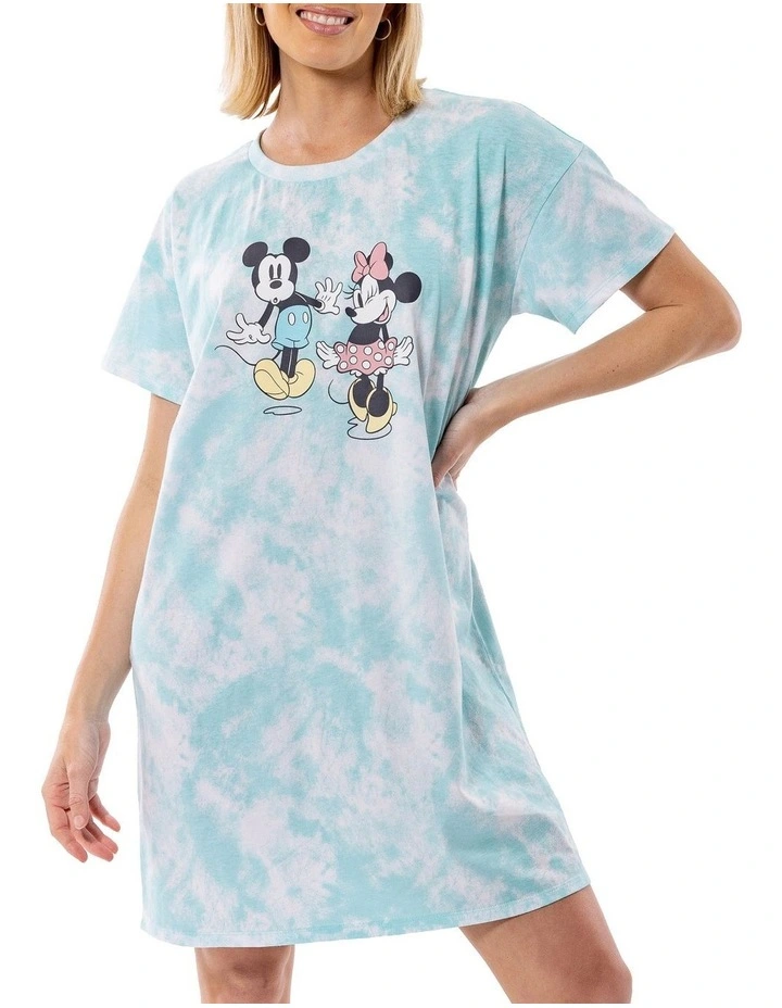Mickey Mouse Mickey & Friends Nightie In Aqua 4 Mickey Mouse Mickey & Friends Nightie In Aqua - Image 4
