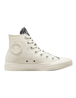 Converse Chuck Taylor All Star Desert Camo Hi Top Shoe In Egret White