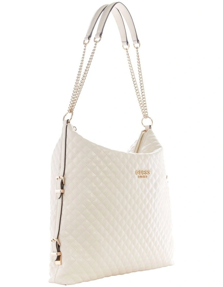 Guess Adam Large Tote Bag In Stone White 1 Guess Adam Large Tote Bag In Stone White