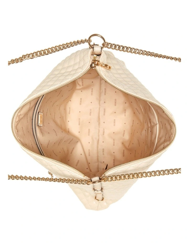 Guess Adam Large Tote Bag In Stone White 2 Guess Adam Large Tote Bag In Stone White - Image 2