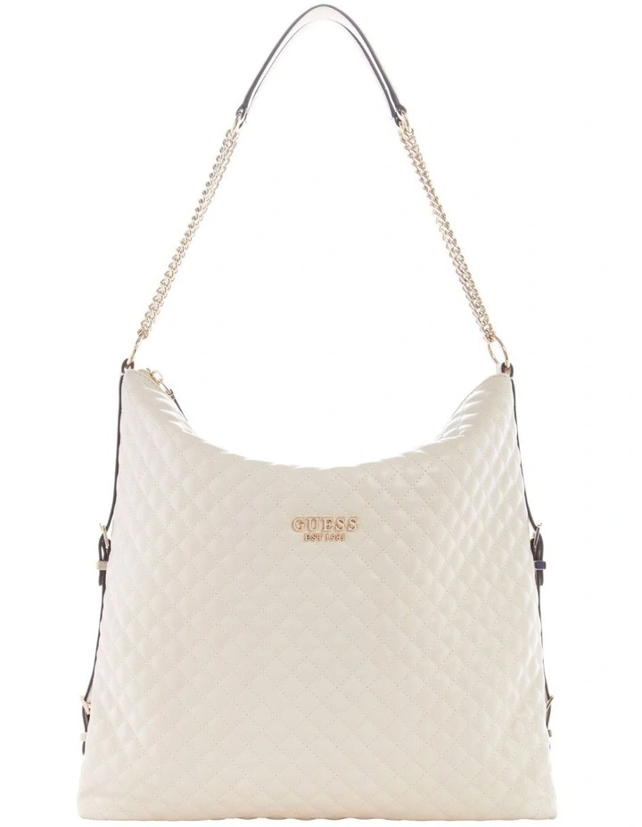 Guess Adam Large Tote Bag In Stone White 3 Guess Adam Large Tote Bag In Stone White - Image 3