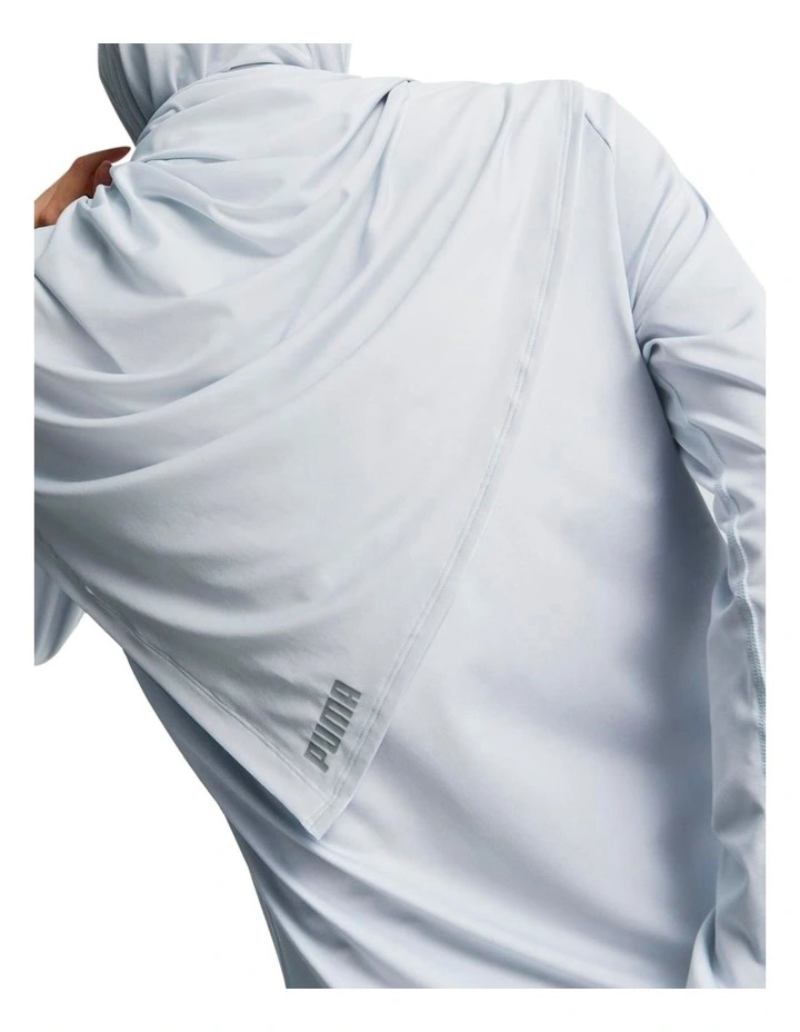 Puma Hijab Scarf In Platinum Gray 2 Puma Hijab Scarf In Platinum Gray - Image 2