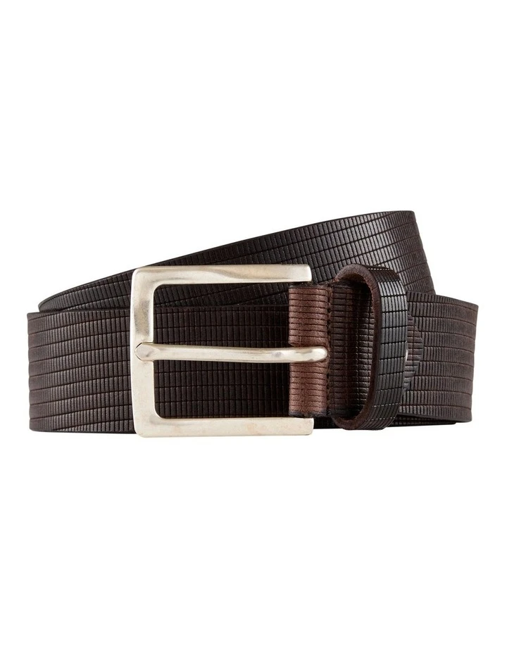 Sergio Leather Belt In Chocolate 1 Sergio Leather Belt In Chocolate