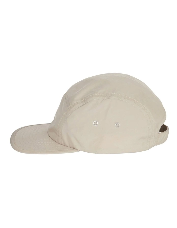 Recycled Polyester Cap In Beige 2 Recycled Polyester Cap In Beige - Image 2