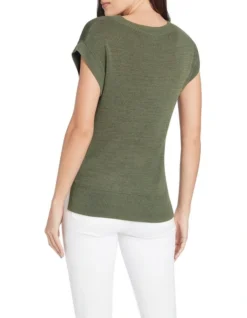 Alice Linen Mix Tank In Elm Green 6 Alice Linen Mix Tank In Elm Green -Myer Clothing Shop 946321030 3 1 720x928