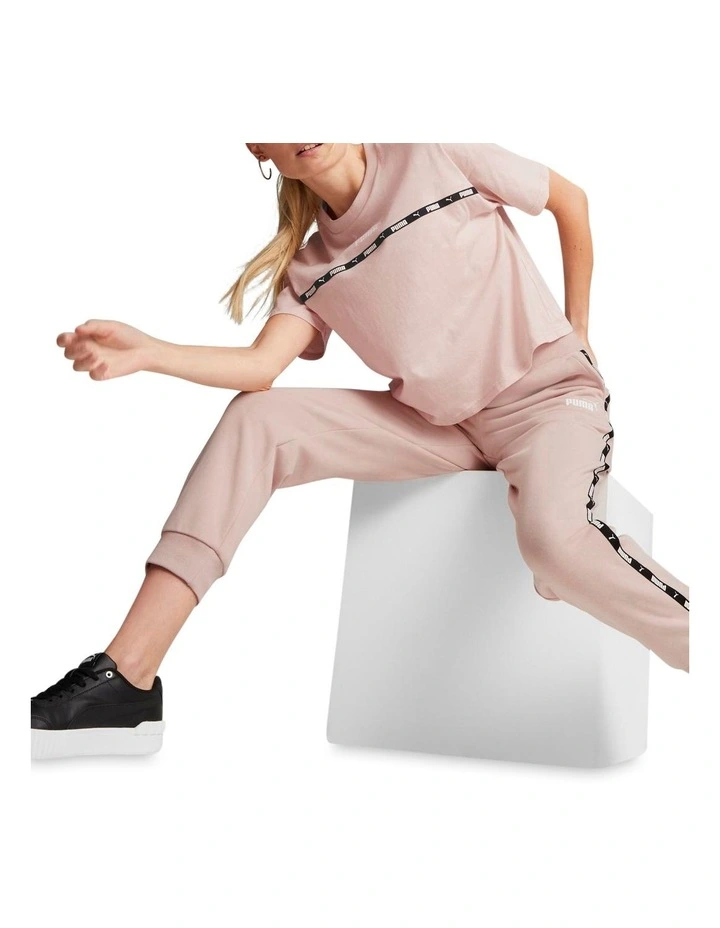 Puma Power Tape Tee In Rose 5 Puma Power Tape Tee In Rose - Image 5