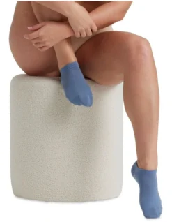 Wilde Sneaker Sock 2 Pack In Grey/Blue -Myer Clothing Shop 946512190 4 720x928