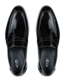 Ward Patent Leather Loafers In Black -Myer Clothing Shop 946553320 3 720x928