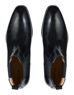 Bronson Leather Chelsea Boots In Black -Myer Clothing Shop 946675180 3 720x928