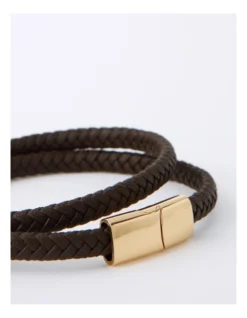 Double Wrap Bracelet In Brown -Myer Clothing Shop 946761130 3 1 720x928