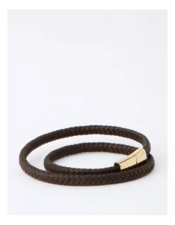 Double Wrap Bracelet In Brown -Myer Clothing Shop 946761130 5 720x928